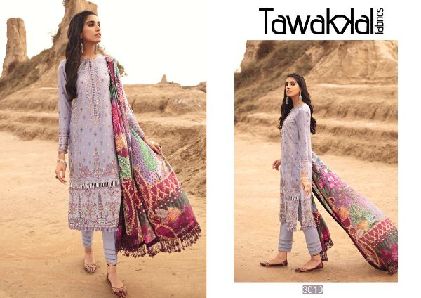 Tawakkal Presents  Opulence Luxury Cotton Vol 3 Pure Cotton Karachi Dress Material
