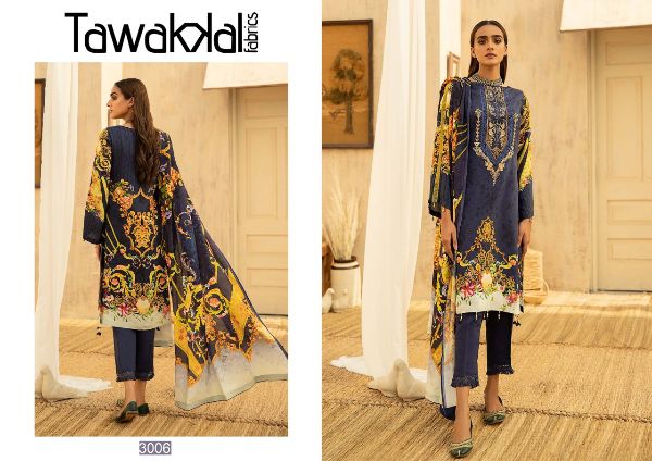 Tawakkal Presents  Opulence Luxury Cotton Vol 3 Pure Cotton Karachi Dress Material