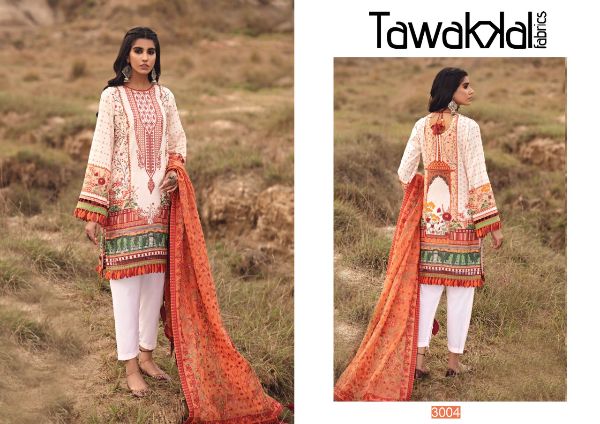 Tawakkal Presents  Opulence Luxury Cotton Vol 3 Pure Cotton Karachi Dress Material