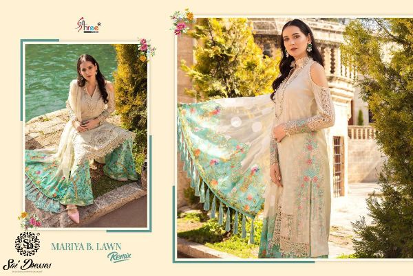 Shree Fabs Presnets Mariya B Lawn Remix Wholesale Rate In Surat