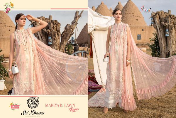 Shree Fabs Presnets Mariya B Lawn Remix Wholesale Rate In Surat