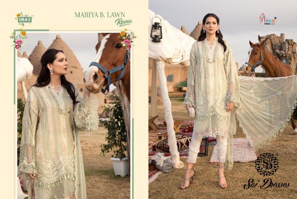 Shree Fabs Presnets Mariya B Lawn Remix Wholesale Rate In Surat