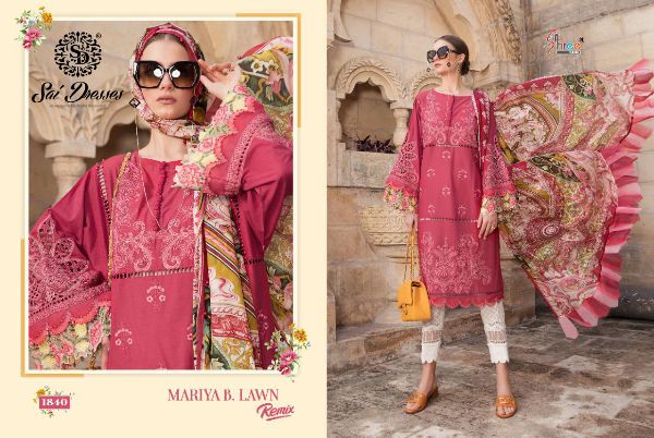 Shree Fabs Presnets Mariya B Lawn Remix Wholesale Rate In Surat