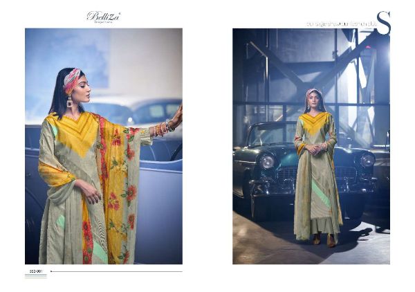 Belliza Presents Tahira Cotton Digital Printed Dress Materials With 3 Mtr Bottom Wholesale Rate In Surat