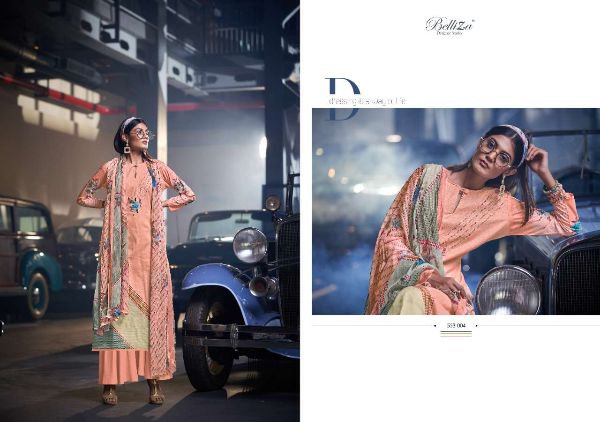 Belliza Presents Tahira Cotton Digital Printed Dress Materials With 3 Mtr Bottom Wholesale Rate In Surat