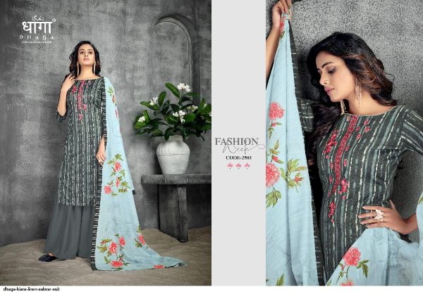 Dhaga Pressents  Kiara Linen Salwar Suit Wholesale Rate In Surat