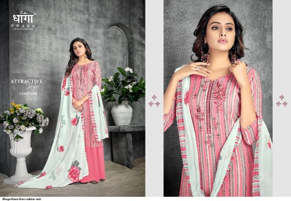 Dhaga Pressents  Kiara Linen Salwar Suit Wholesale Rate In Surat
