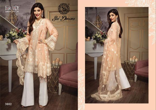 Fair Lady Presnets Noor Jam Satin Festive Look Salwar Suit With Chiffon Dupatta Catalog Wholesale Rate In Surat