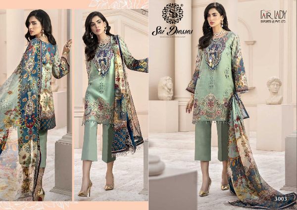 Fair Lady Presnets Noor Jam Satin Festive Look Salwar Suit With Chiffon Dupatta Catalog Wholesale Rate In Surat