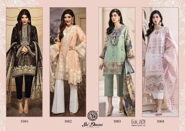 Fair Lady Presnets Noor Jam Satin Festive Look Salwar Suit With Chiffon Dupatta Catalog Wholesale Rate In Surat