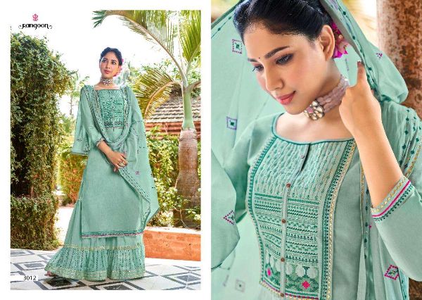 Rangoon Prensets Ghoomar  Readymade Cotton Sharara Suits Wholesale Rate In Surat