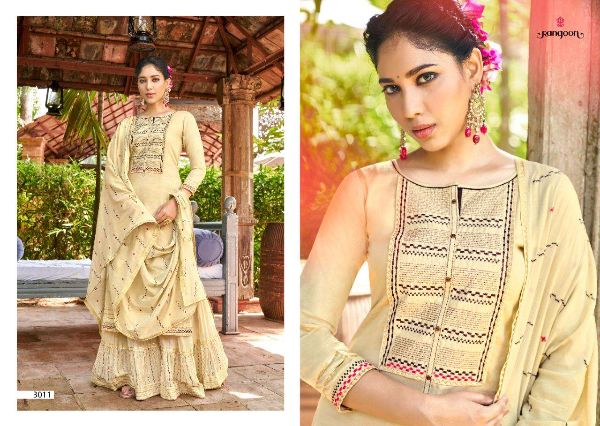 Rangoon Prensets Ghoomar  Readymade Cotton Sharara Suits Wholesale Rate In Surat