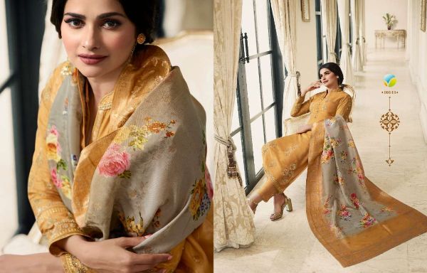 Vinay Fashion Presents  Mehfil  Georgette Satin Classy Elegant Salwar Kameez Wholesale Rate In Surat