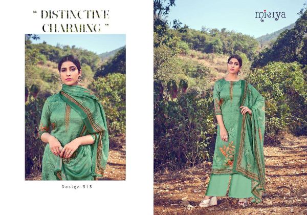 Aarav Trendz Pressents  Miraya Shilpi  Jam Silk Satin Fancy Suit Designs Wholesale Rate In Surat