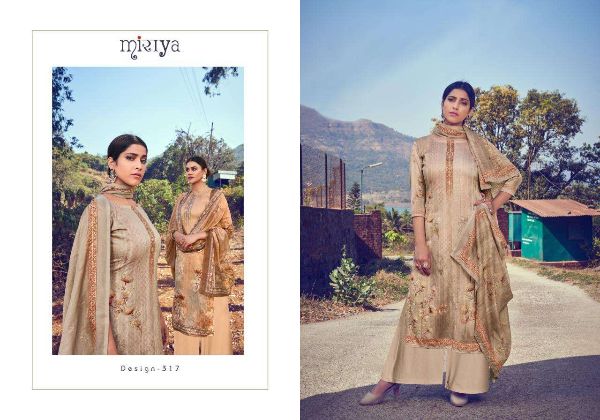 Aarav Trendz Pressents  Miraya Shilpi  Jam Silk Satin Fancy Suit Designs Wholesale Rate In Surat