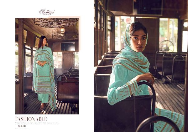 Belliza Presents Nazrana  Cotton Digital Printed Daily Wear Ladies Suits Wholesale Rate In Surat