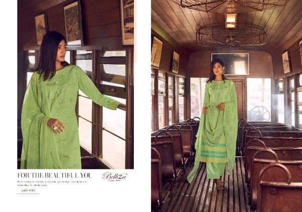 Belliza Presents Nazrana  Cotton Digital Printed Daily Wear Ladies Suits Wholesale Rate In Surat