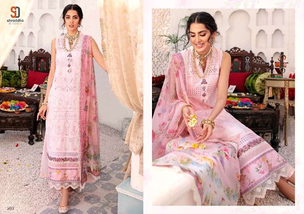 Shraddha Presnets  Noor Vol 5  Cambric Cotton Designer Salwar Kameez Wholesale Rate In Surat