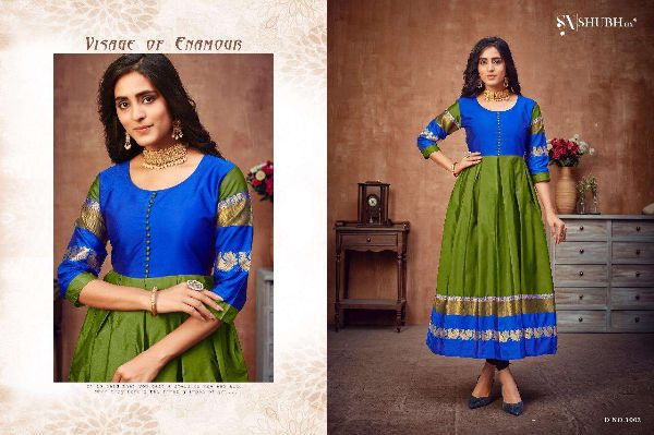 Shubh Nx Presents  Peacock  Casual Wear Ladies Long Kurtis Wholesale Rate In Surat