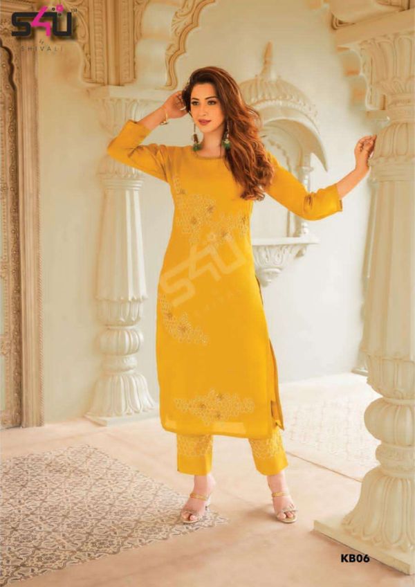 Yellow Heavy Designer Traditional/Festive Special Khatli Hand Work Pant  Style Suit