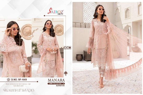 Sairoz Fabs Presnets Manara Lawn Collection 21 Nx  Wholesale Rate In Surat