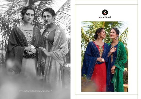 Kalarang Presnets Samaira  Jam Silk Cotton Dress Materials Supplier Wholesale Rate In Surat