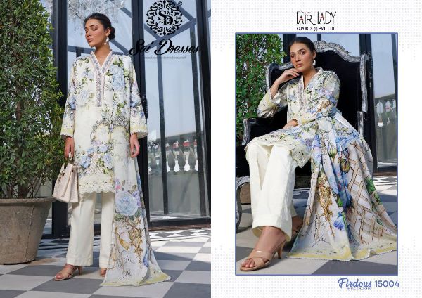 Fair Lady Presnets Firdous Digital Heavy Pakistani Salwar Suit Wholesale Rate In Surat