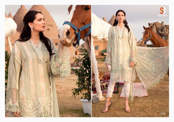 Shraddha  Presnets Maria B Lawn Vol 1 Pakistani Cotton Lawn Salwar Kameez Wholesale Rate In Surat