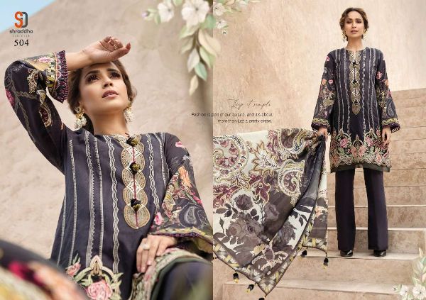 Shraddha Presents Vintage Vol 4 Lawn Cotton Pakistani Dresses Wholesale Rate In Surat