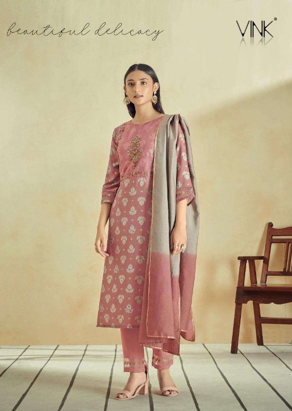 Vink Presnets   Symphonpure Muslin Designer Fancy Readymade Suits Wholesale Rate In Surat