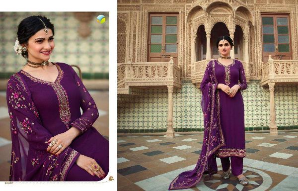 Vinay Fashion Presnets  Afsaana Georgette Embroidery Indian Designer Suits Wholesale Rate In Surat