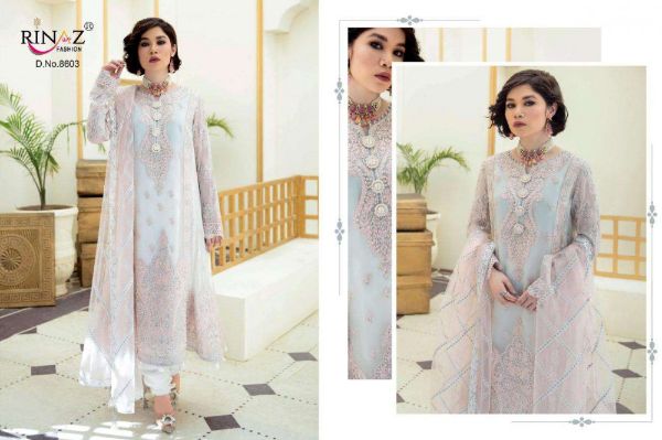 Rinaz Fashion Presnets Imorzia Vol-4 Georgette Pakistani Suits Wholesale Rate In Surat