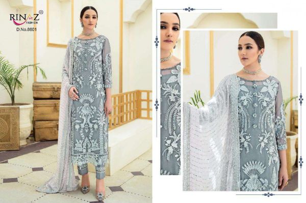 Rinaz Fashion Presnets Imorzia Vol-4 Georgette Pakistani Suits Wholesale Rate In Surat