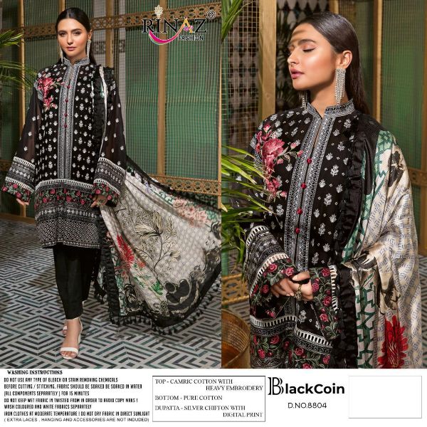 Rinaz Fashion Presnets Black Coin  Beautiful Black Dresses Wholesale Rate In Surat