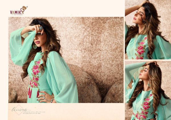 Vamika Presents Sui Dhaga Vol-3 Georgette With Heavy Embroidery Work Gown Type Catalog Collections Wholesalerate In Surat