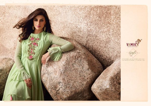 Vamika Presents Sui Dhaga Vol-3 Georgette With Heavy Embroidery Work Gown Type Catalog Collections Wholesalerate In Surat