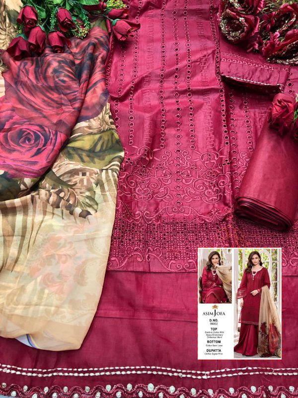 Cyra Fashion Persents Asim Jofa Super Hit Collection Dress Material Wholesale Rate In Surat