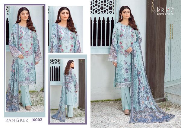 Fair Lady Presnets Ramsha Rangrez Pakistani Luxury Lawn Collection 2021 Wholesale Rate In Surat