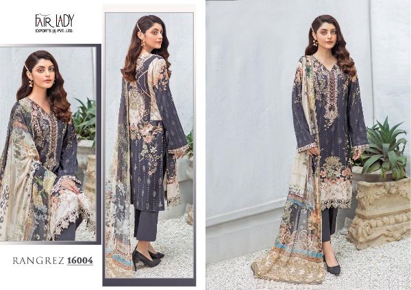 Fair Lady Presnets Ramsha Rangrez Pakistani Luxury Lawn Collection 2021 Wholesale Rate In Surat