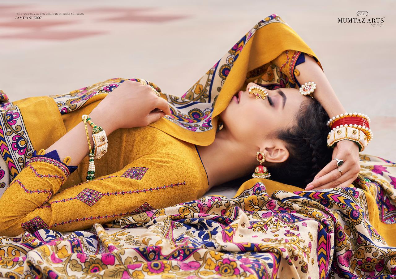 Mumtaz Arts Presents Jamdani Pashmina Karachi Suits Collection
