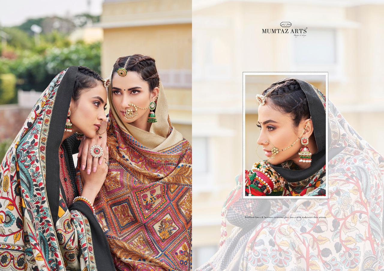 Mumtaz Arts Presents Jamdani Pashmina Karachi Suits Collection