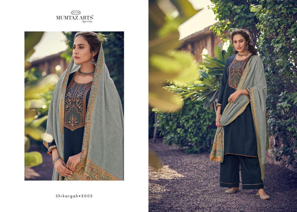 Mumtaz Arts Presents Shikargah -nx Pure Jam Satin Digital Print Pakistani Suits Collections  At Wholesale Rate In Surat
