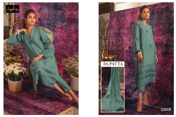 Rawayat Presents  Al Zohaib Vol 3 D.no-33003 To D.no-33009 Pakistani Suits Wholesale Rate In Surat