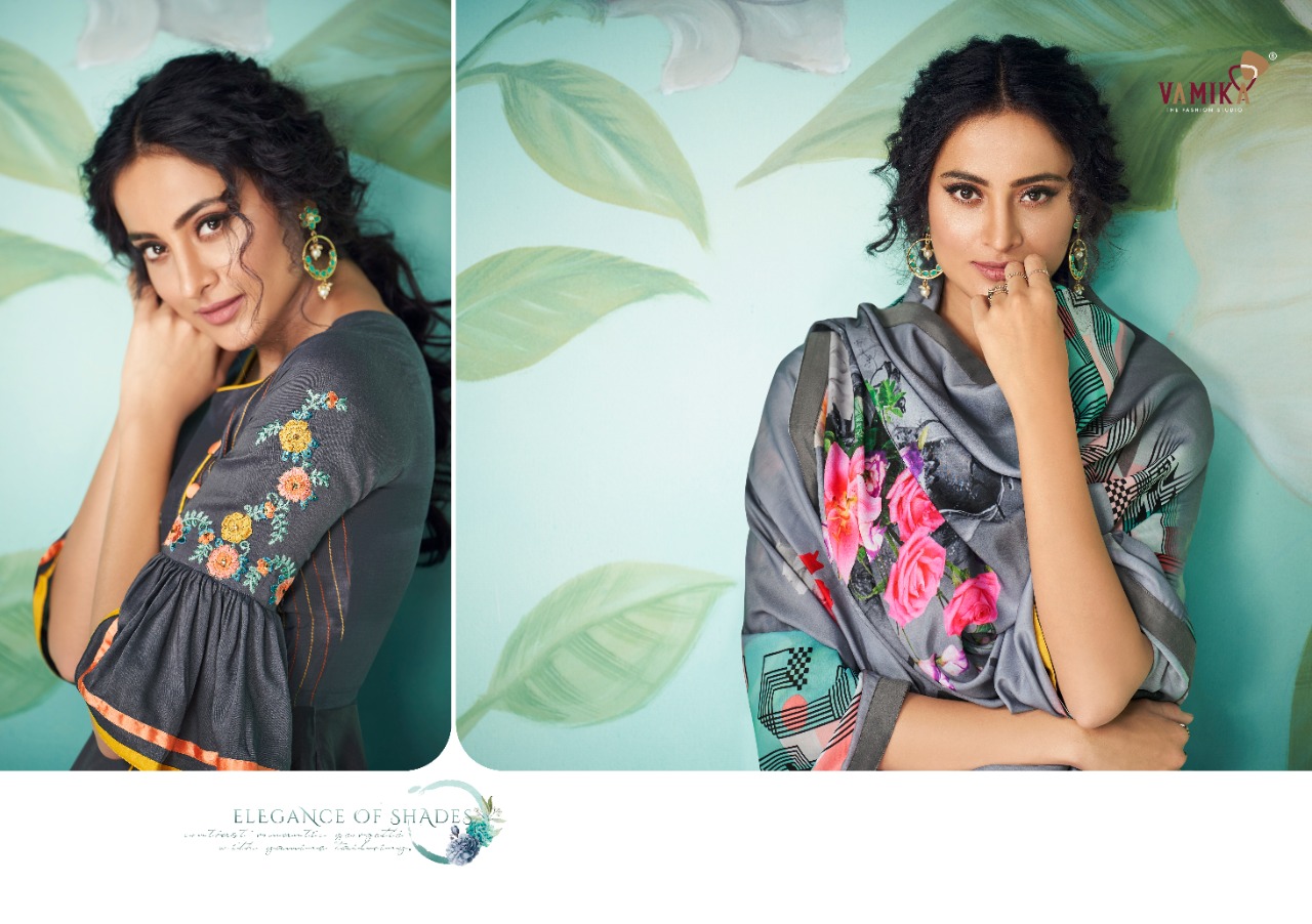 Vamika Presents Chahat Vol 2 Pure Maslin With Cotton Inner Fancy Salwar Kameez