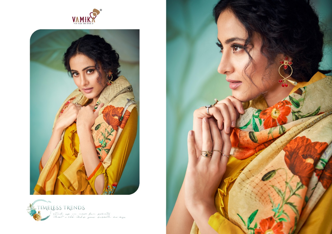 Vamika Presents Chahat Vol 2 Pure Maslin With Cotton Inner Fancy Salwar Kameez