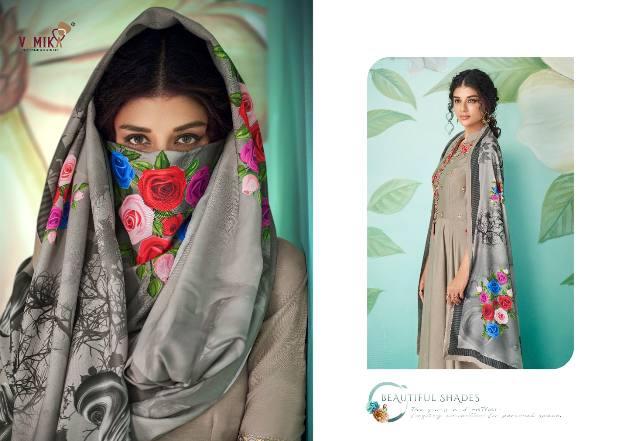 Vamika Presents Chahat Vol 2 Pure Maslin With Cotton Inner Fancy Salwar Kameez