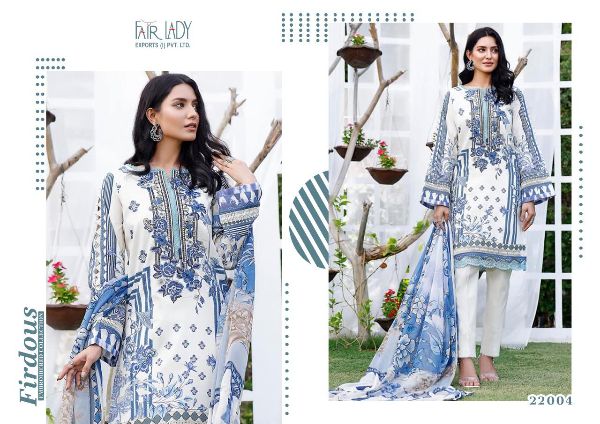 Fair Lady Presnets  Firdous Embroidery Collection Digital Print Wholesale Rate In Surat