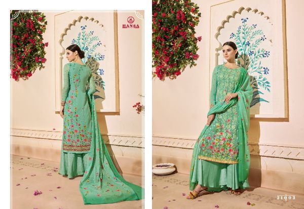 Hansa Prints Presnets Husna Ara Vol-21 Wholesale Rate In Surat