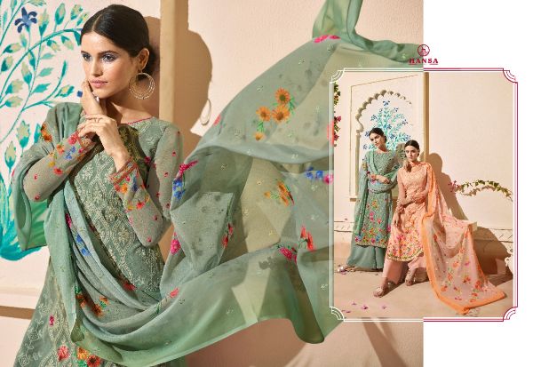 Hansa Prints Presnets Husna Ara Vol-21 Wholesale Rate In Surat