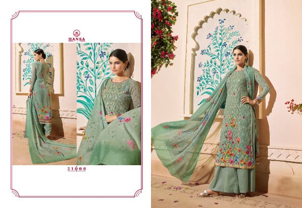 Hansa Prints Presnets Husna Ara Vol-21 Wholesale Rate In Surat